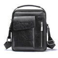 Bolsa de Couro Masculina - Courome Weixie Preto