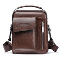 Bolsa de Couro Masculina - Courome Weixie Café