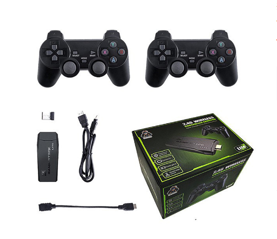 Game Retro Ultra 4K 10.000 jogos + 2 Controles sem fio Jogos 64G